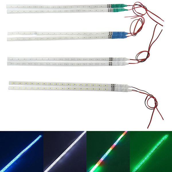 

2pcs cob led drl car strobe flash decoration strip 100% waterproof led flexible strips knight rider light bh