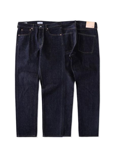 

men's jeans men's casual pants independent handmade series primary color jeans retro red ear denim high quality, Blue