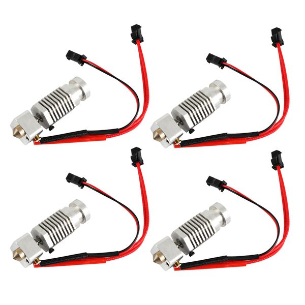 

4шт экструдер hot end kit 1.75mm 0.4mm сопла, пригодный для robo r1 3d принтер