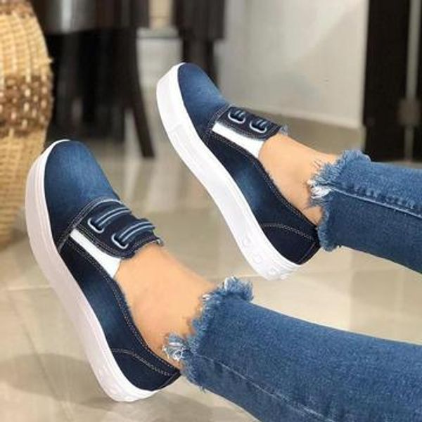 

2020 new women canvas shoes woman ladies casual shoes soft loafers women's flats slip on, Black
