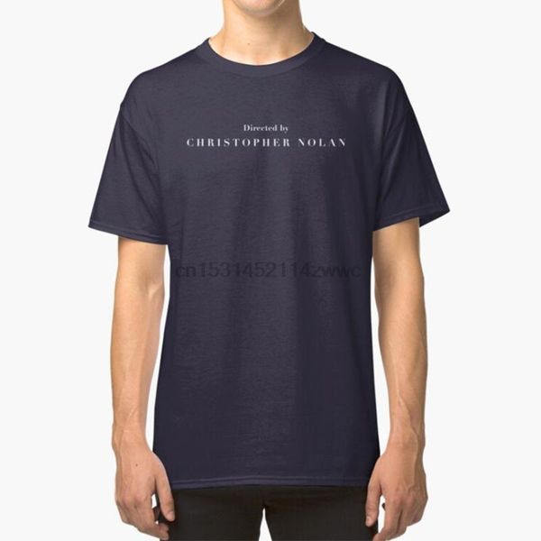

directed by chriser nolan t - shirt chriser nolan directed by cine cinema director directors interstellar memento, White;black
