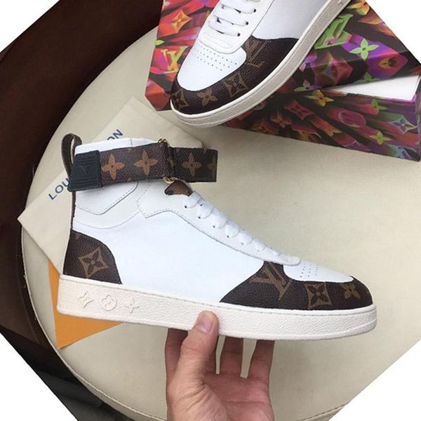 

2020 couple shoes fashion luxury mens leather casual sport shoes,personality wild high mens casual shoes size 35-46 00423, Black