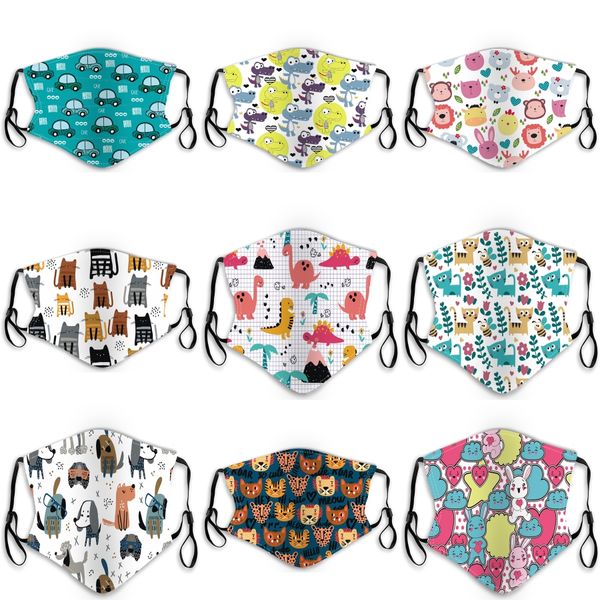 

kids anti dust face mask mouth er pm2.5 anti-dust mask dustproof anti-l washable sponge protective masks hh9-3002#335