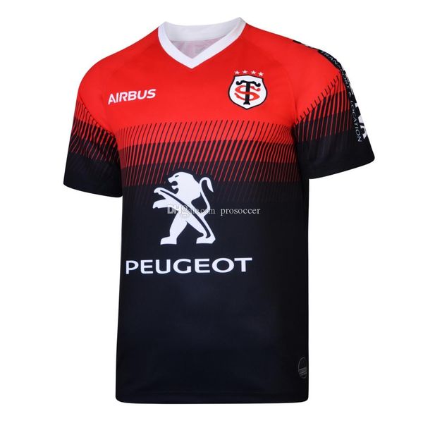 

stade toulousain 2019-2020 super rugby jersey le stade shirt toulouse maillot camiseta maglia s-5xl trikot camisas kit, Black;gray