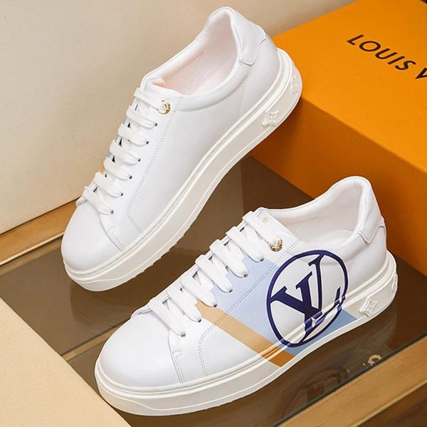 

time out sneaker fashion womens shoes with origin box fashion classic luxury sports shoes lace -up low plus size casual women shoes, Black