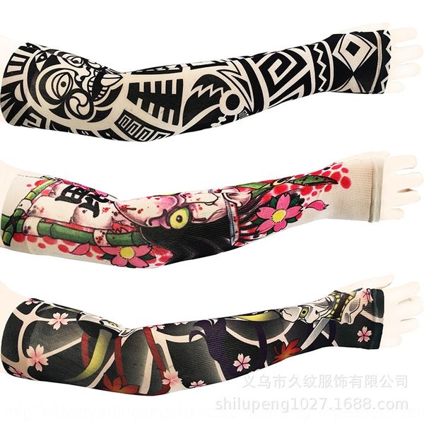 

sunscreen 10 pairs of real ice silk tattoo tattoo sleeve ice cool arm sleeve