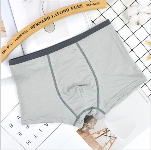 

pure color мужские боксеры тонкий дышащий soft повседневный краткое mens дизайнер трусы средний талия негабаритные piping, Black;white