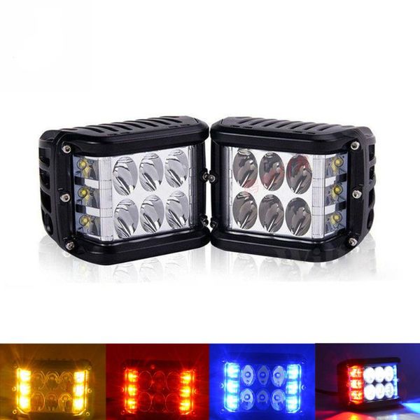 

36w three-sided luminous led work light car off-road trailer modified side led spotlight