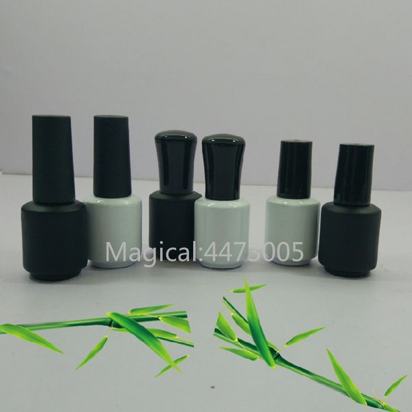 

8ml 10/30/50pcs glass nail bottle empty portable nail polish bottle tubes gel tubes with brush art containers