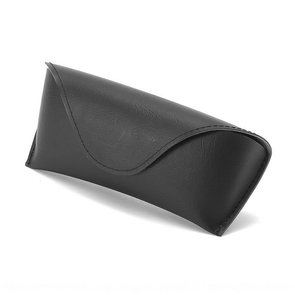 

fujiwara tuo ye leather case case hand bag comfortable korean sun glasses frame glasses box, Blue