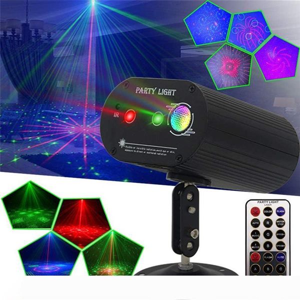 

mini laser projector remote full stars pattern light dj dj environment dance disco bar party xmas effect stage lights show