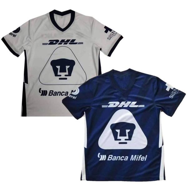 

2020/21 unam soccer jersey 2021 mx club lniestra home away uniform mens gonzalez football shirts, Black;yellow