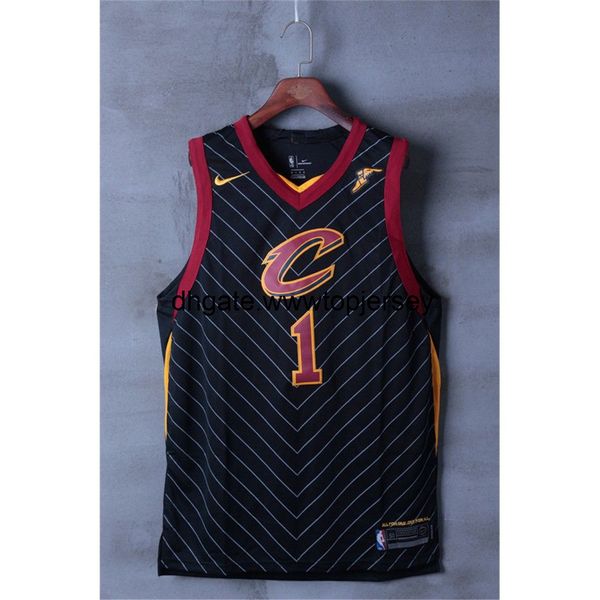 

basketball jerseys 1 black stripe shirt sw stitched, Gray