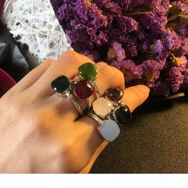 

brass material paris design ring with nature jade and zircon decorate single ring charm bracelet for women and mother je, Golden;silver