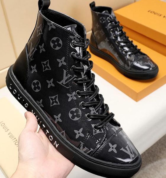 

male fashion mens shoes casual footwears zapatos de hombre athletic outdoor with origin box mens fashion boots luxury casual shoes drop ship, Black
