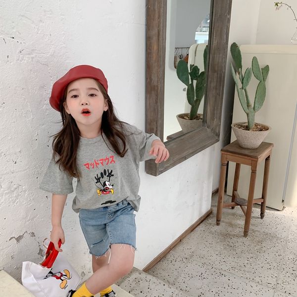 

summer 2020 middle waist stretch 5-point tight pants jeans and jeans pants for children and boys tight hole, Blue