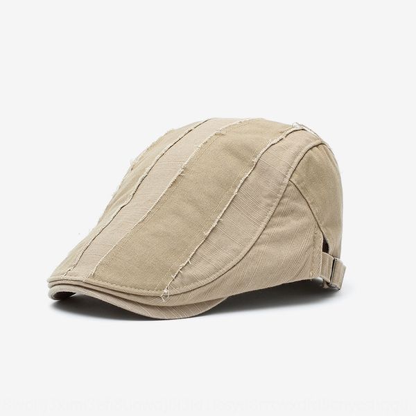 

sun crown new beret beret men's cotton simple british hat old fashion women's forward hat, Blue;gray