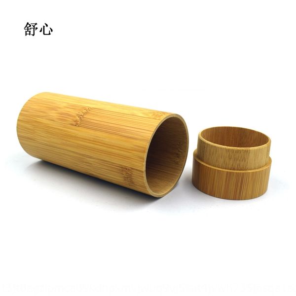 

bamboo tube box case glasses case bamboo tube glasses box, Blue