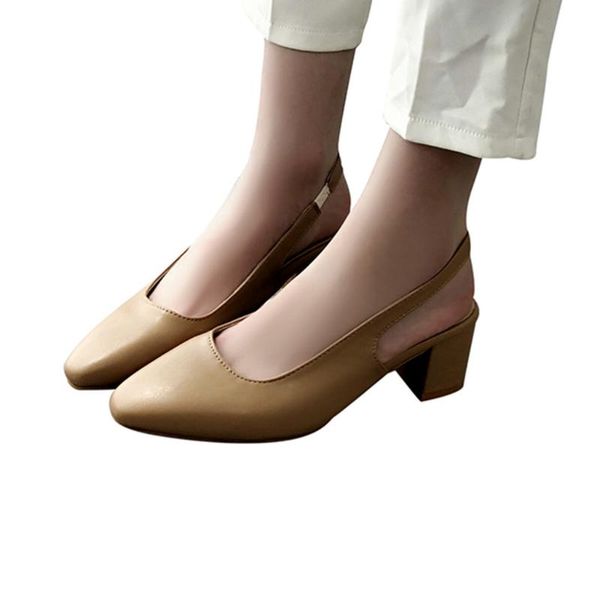 

sagace women sandals summer retro roman style comfortable lightweight shoes square heel elegant commuter females sandals, Black