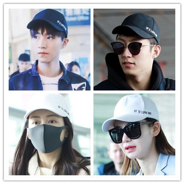 

the same cap cap tfboy duck tongue hat casual all-match sun hat zixia, Blue;gray