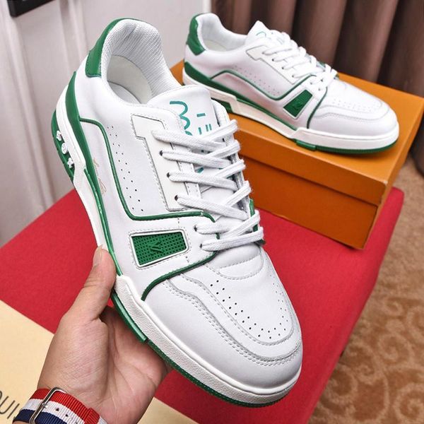 

2020 luxury men shoes trainer sneaker ankle fashion boots with box chaussures pour hommes men shoes sports footwears fashion sneakers zapato, Black