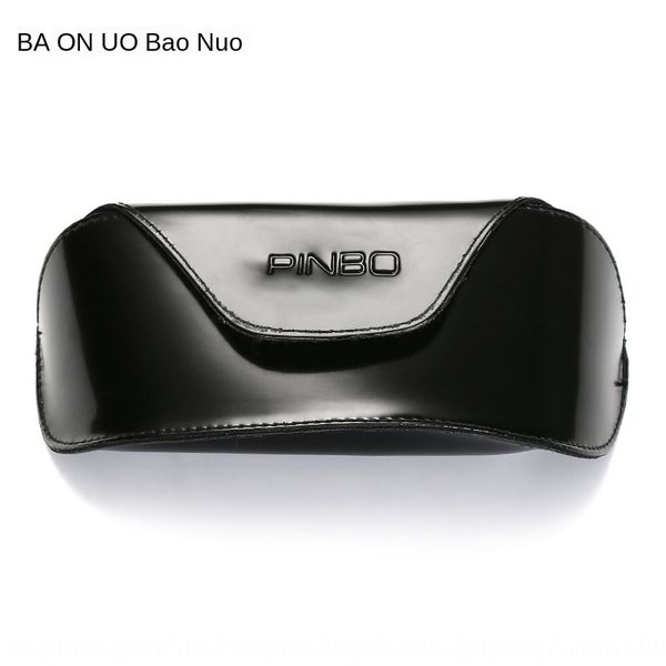 

universal sun case sun case for men and women zipper anti-wrinkle sunglasses leather glasses box black adhesive hook zipper box, Blue