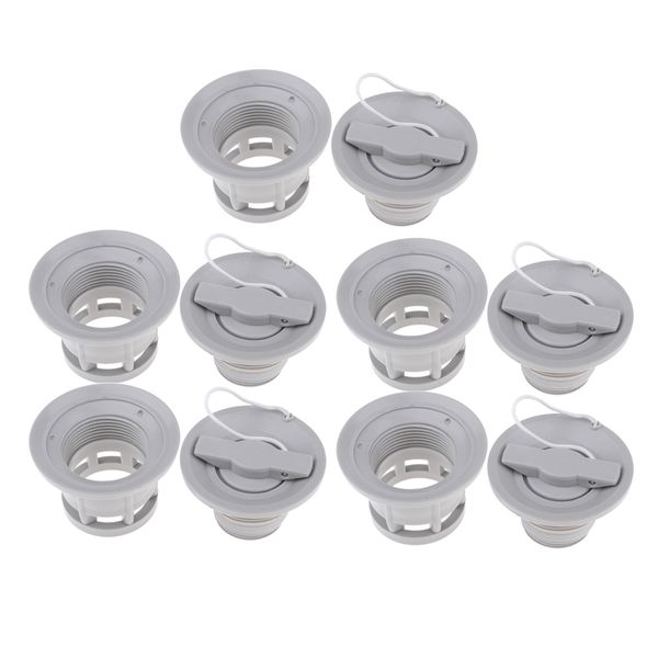 

5pcs 6 holes inflatable boat drifting kayak accessorie air valve adapter cap