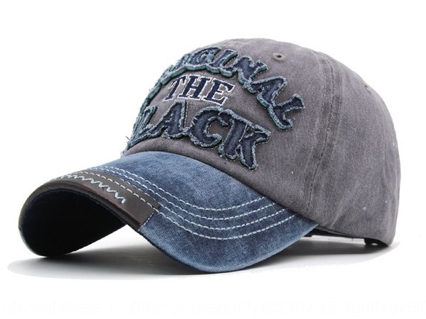 

capsblack rag baseball washed cotton embroidered rag baseball cap cap cap, Blue;gray