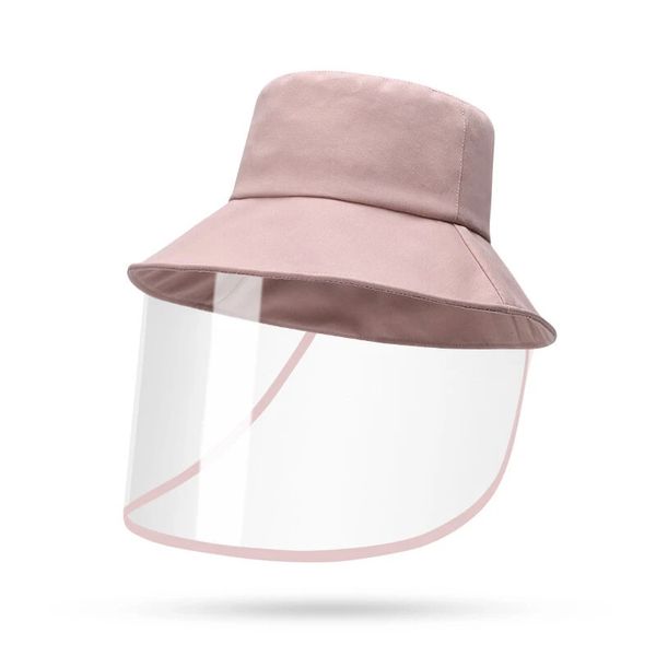 

removable protective mask hat full face anti fog droplet dust splash fisherman cap