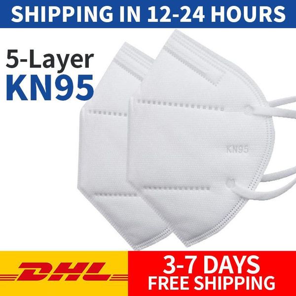 

US STOCK! face mask Respirator Valve Face Mask 5 Layer Anti Dust Face Masks Protective Masks PM2.5 Safety Mask Wholesale DHL Free Shipping