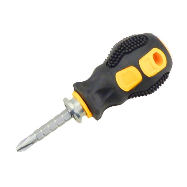 

screwdriver mini slotted shank double-use hand tools handle removable repair short
