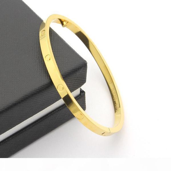 

g manufacturers jewelry wholesale the latest narrow version of the full -nailed five -generation interface couple bracelet ms .narrow b, Black