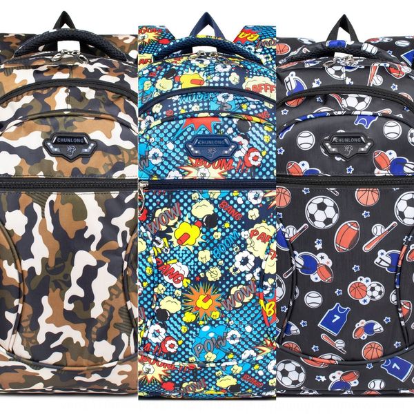 

children's primary school schoolbag backpack bag korean cute printed camouflage backpack primary school schoolbag