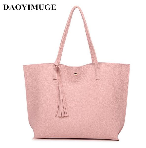 

daoyimuge brand's new lychee bag ladies handbag tassel shoulder bag fashionable simple and popular pu