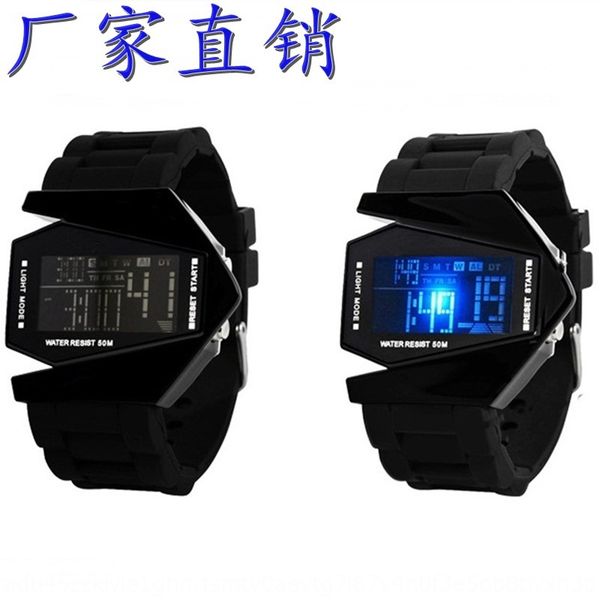 

bodk4 student fashion personalized luminous electronic watch waterproof multifunctional colorful luminous sports children's electronic, Blue
