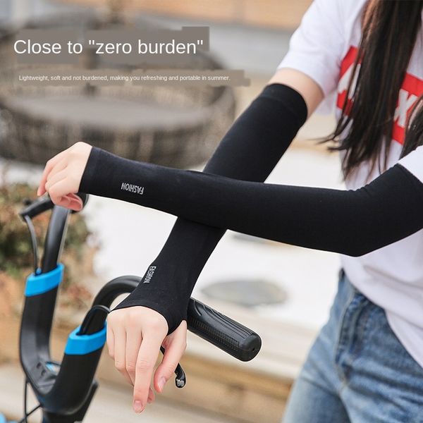 

silk sun-proof ultraviolet outdoor men's and ice sleeve ice sleeve women's riding sports fishing ice-feeling perspiration arm cove