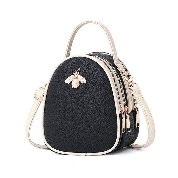 

handbags women bags designer ladies pu leather shoulder bag for women animal print 2020 fashion bee decoration brands tote