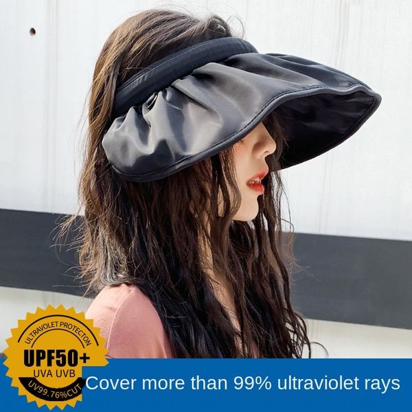 

female korean style all-match screen fashionable shell fisherman sun hat uv-proof sun hat, Blue;gray