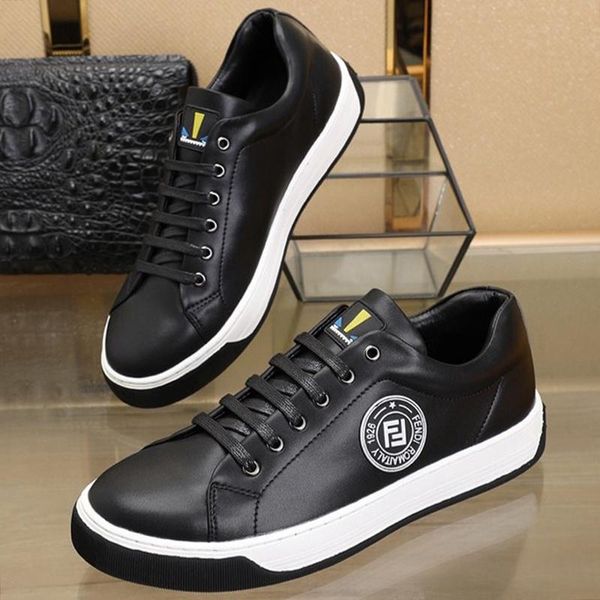 

new arrival mens shoes lightweight outdoor walking footwears casual lace -up plus size low men shoes chunky sneakers zapatillas hombre, Black