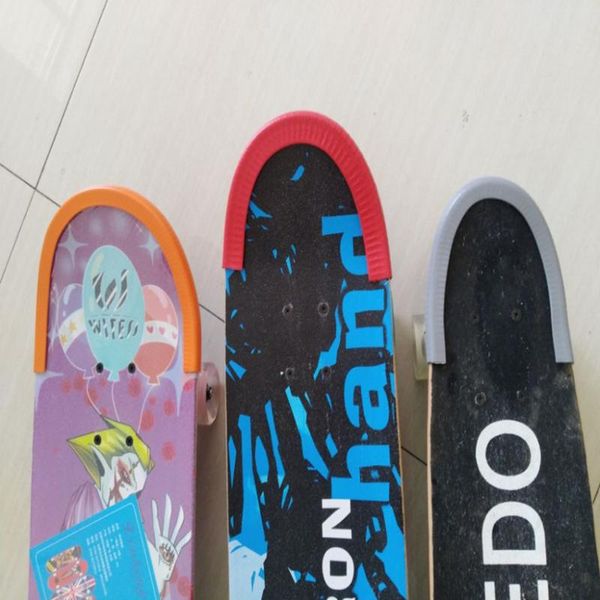 

скейтборд deck гвардейской protector u channel design резина и стали мода бамперы bump longboard танцевальный совет краш резиновые полоски
