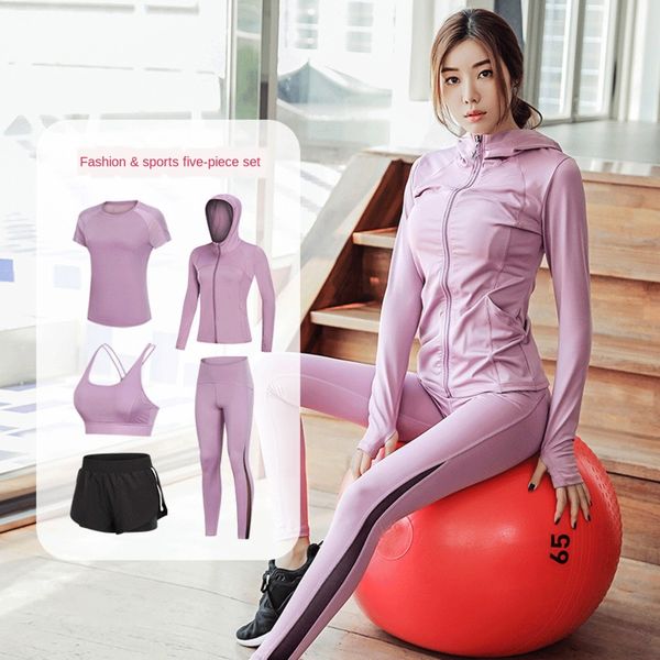 

ieanc new fitness clothing room quick-drying sportswear group purchase slim seamless hip-lifting sports fitness sportswear yoga suit sports, White;red
