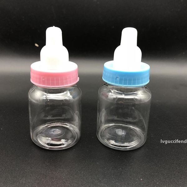 

12pcs gift supplies holder fillable bottles baby shower candy box wedding for girl boy cute party decorations kids clear favors