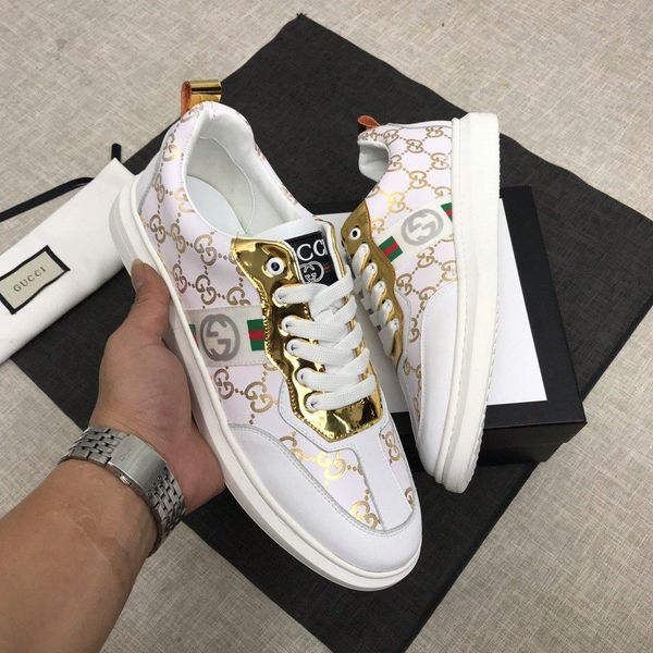 

моды класса люкс мужская повседневная обувь кожа lace-up мужская обувь мужские кроссовки качество мода platforms большой размер для мужчин с, Black