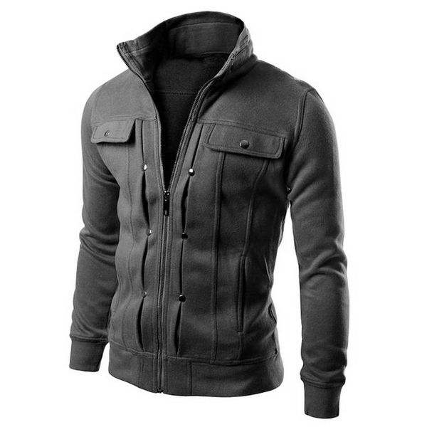 

men's jacket fashion slim outerwear & coats winter lapel cardigan jackets masculina men's clothing, Black;brown