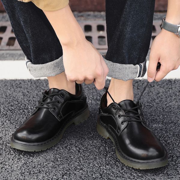 

men para loafers sapato sport sneaker man mens fashion sneakers casual flat casuales mens ocio sports leather leisure, Black