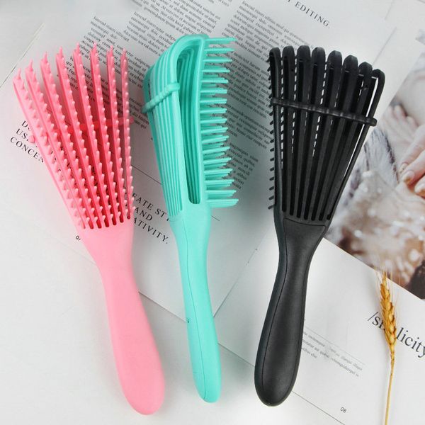 

fashion folding hair brush comb portable collapsible travel essentials scalp massage plastic hair comb brush hairdressing hair salon bwwva, Silver