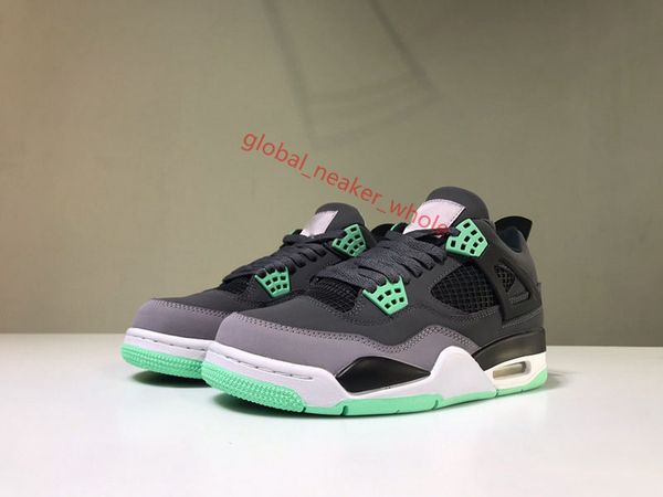 

2020 new rasta 4 4s basketball shoes for men carnival lucid green white leather sport sneakers baskets trainers zapatos xshfbcl chaussures, Black