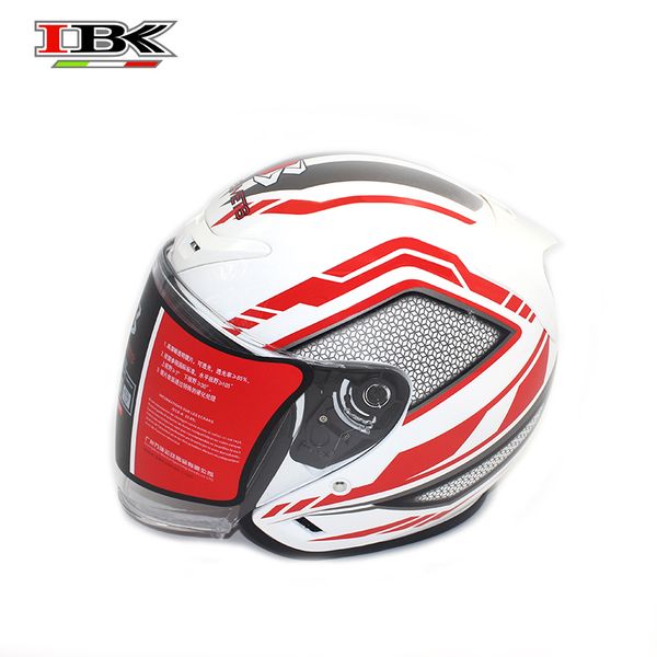 

ибк мотоциклетный шлем casco 3/4 casque женщин унисекс стильный откидной электрический велосипед скутер шлем ибк-702