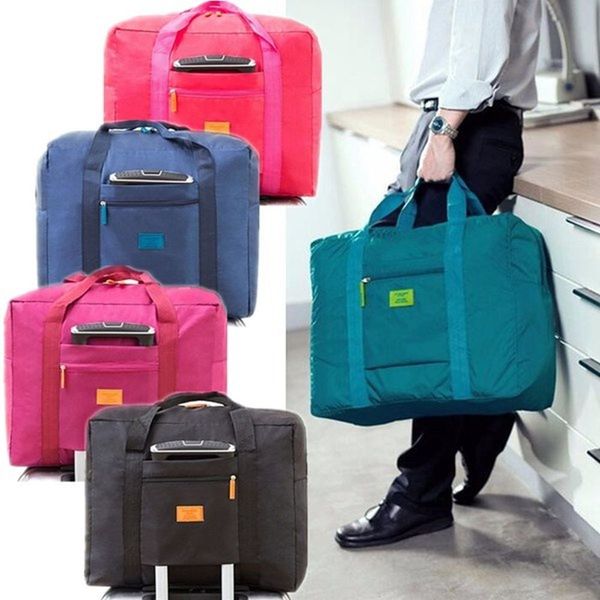 

storage organizer folding bags men travel handbags women luggage clothes sorting pouch travel bag large capacity waterproof