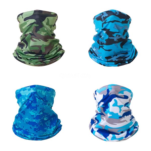 

outdoor camouflage cycling mask sun protection face er magic skull scarf camo cycling bandana without mask filter #178#705, Black